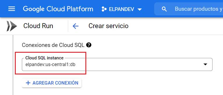 Cloud SQL Connection to Cloud Run